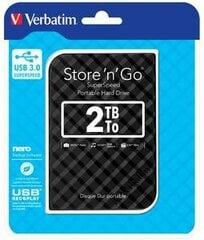 Verbatim Store & Go GEN 2 2.5'' 2TB USB 3.0 cena un informācija | Ārējie cietie diski | 220.lv