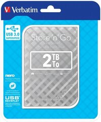 Verbatim Store & Go GEN 2 2.5'' 2TB USB 3.0 цена и информация | Жёсткие диски | 220.lv