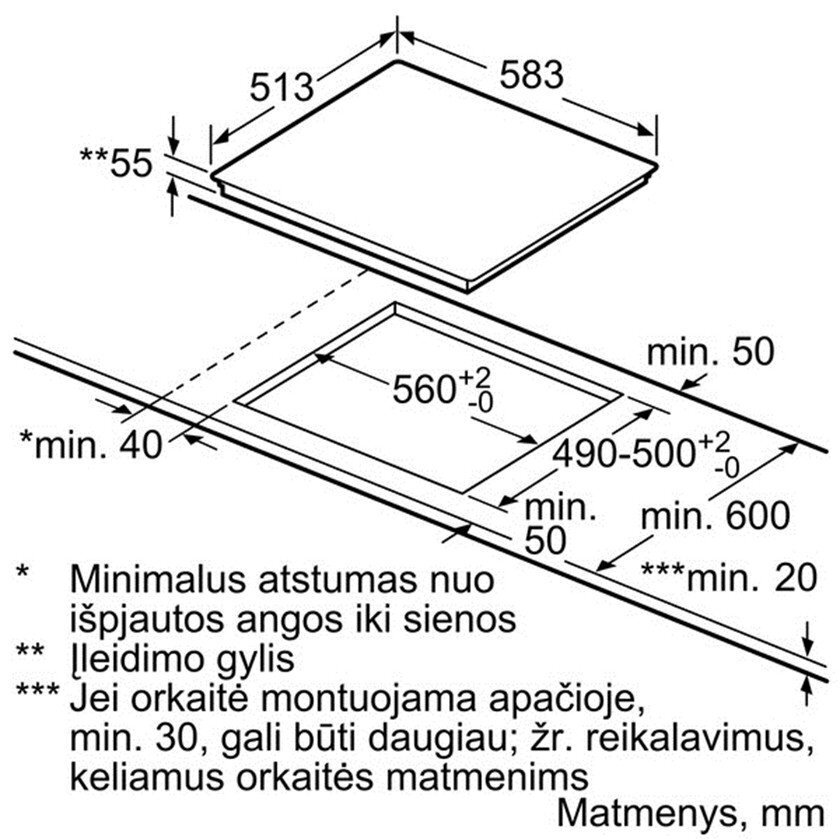 Indukcijas plīts virsma Bosch PIE645BB1E cena | 220.lv