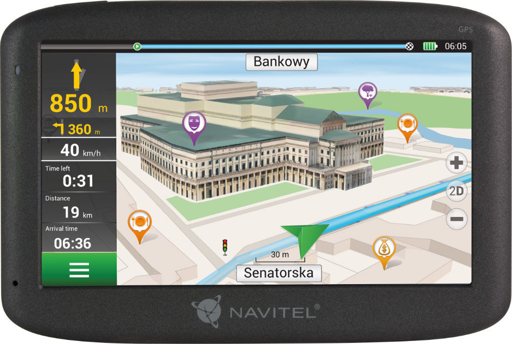 GPS uztvērējs Navitel F150 cena un informācija | Auto GPS | 220.lv
