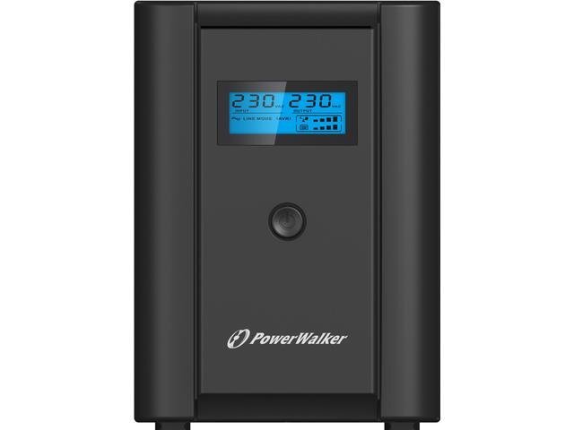 Power Walker UPS Line-Interactive 2200VA 2x SCHUKO, 2x IEC, RJ11/RJ45, USB, LCD cena un informācija | UPS- Nepārtrauktās barošanas bloki | 220.lv