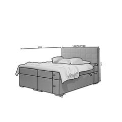 Кровать Alicie, 180х200 см цена и информация | Кровати | 220.lv