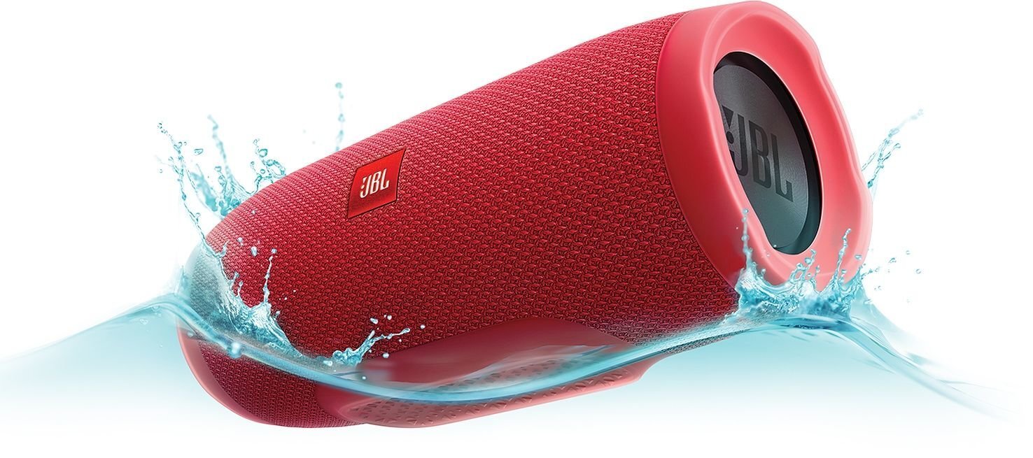 JBL Charge 3, sarkans cena un informācija | Skaļruņi | 220.lv