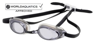 Peldēšanas brilles Aquafeel Glide, gaiši pelēkas cena un informācija | Peldēšanas brilles | 220.lv