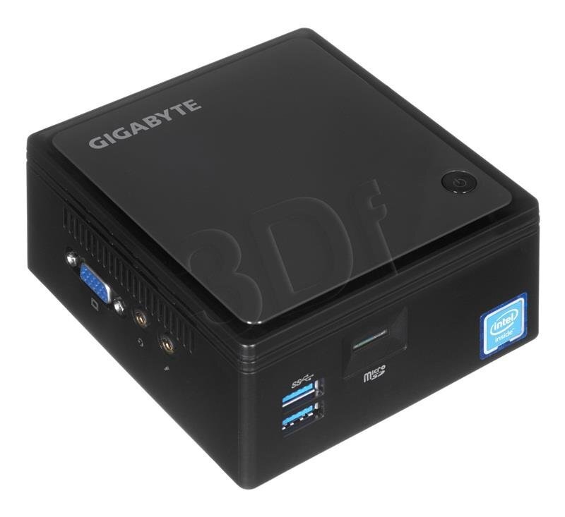 Gigabyte BRIX GB-BACE-3160, J3160 2.24 GHz, DDR3L-1600, HDMI, USB 3.0, microSD цена и информация | Stacionārie datori | 220.lv