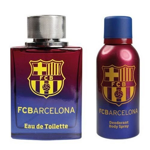 Komplekts EP Line FC Barcelona:edt 100 ml + dezodorants 150 ml cena un informācija | Vīriešu smaržas | 220.lv