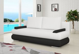 Dīvāns Milo, melns/balts cena un informācija | Dīvāni | 220.lv