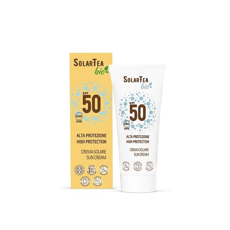 BEMA sauļošanās krēms SOLARTEABIO, SPF 50, 100 ml цена и информация | Sauļošanās krēmi | 220.lv