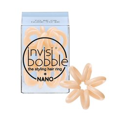 Matu gumija Invisibobble Nano, 3 gb. цена и информация | Аксессуары для волос | 220.lv