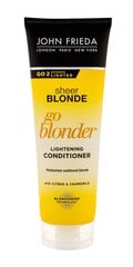 Kondicionieris blondīnēm John Frieda Sheer Blonde Go Blonder 250 ml цена и информация | Бальзамы, кондиционеры | 220.lv