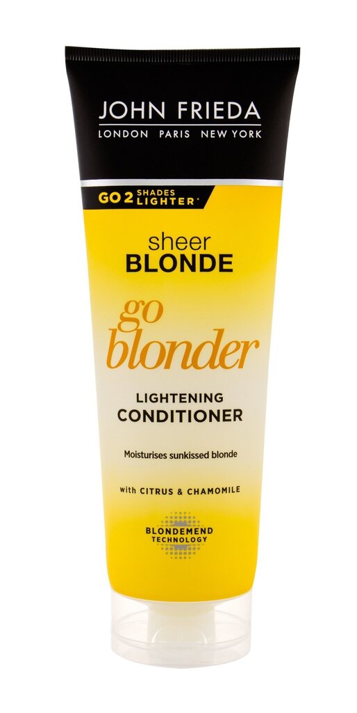 Kondicionieris blondīnēm John Frieda Sheer Blonde Go Blonder 250 ml цена и информация | Matu kondicionieri, balzāmi | 220.lv