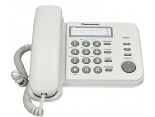 Panasonic KX-TS520FXW, белый цена и информация | Стационарные телефоны | 220.lv