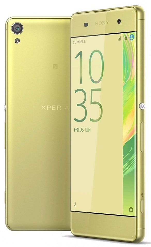 Sony Xperia XA F3112 DUAL LTE 16GB Lime Gold cena un informācija | Mobilie telefoni | 220.lv