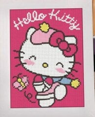 Dimanta mozaīka hello kitty 18x23 cm cena un informācija | Dimantu mozaīkas | 220.lv