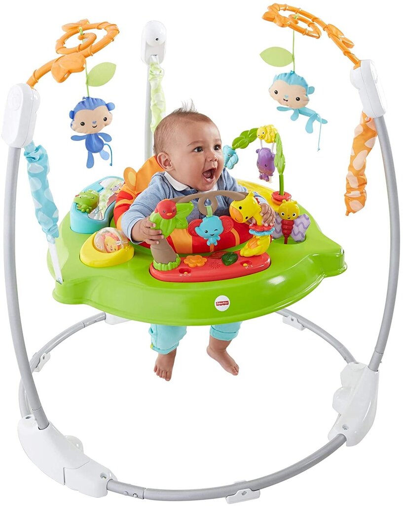 Bērnu šūpuļkrēsliņš Fisher Price Rainforest цена и информация | Bērnu šūpuļkrēsliņi | 220.lv