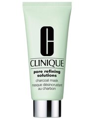 Poras samazinoša sejas maska Clinique Pore Refining Solutions Charcoal 100 ml cena un informācija | Sejas maskas, acu maskas | 220.lv