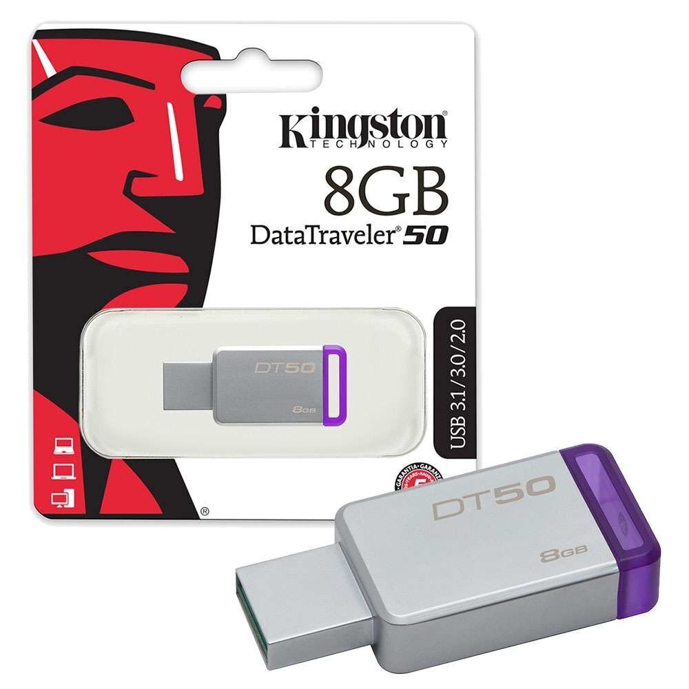 Kingston 8GB USB3.0 DataTraveler50 Metal/Purple цена и информация | USB Atmiņas kartes | 220.lv