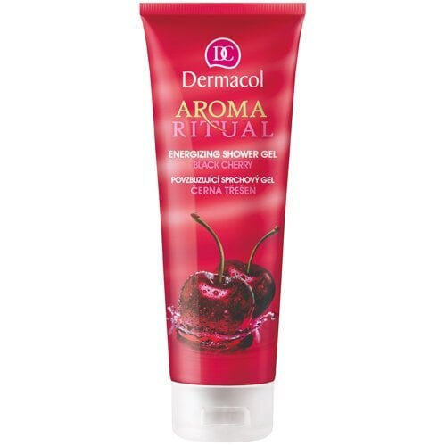 Dušas želeja Dermacol Aroma Ritual Black Cherry 250 ml cena un informācija | Dušas želejas, eļļas | 220.lv