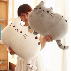 40*30 cm Kawaii kaķis ar rāvējslēdzēju tikai āda bez PP kokvilnas cepumiem plīša dzīvnieku lelle rotaļlietas liels spilvena pārvalks Peluche dāvana pildīti dzīvnieki цена и информация | Мягкие игрушки | 220.lv