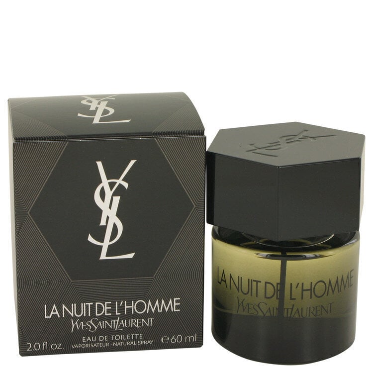 Yves Saint Laurent La Nuit De L Homme EDT vīriešiem 60 ml cena un informācija | Vīriešu smaržas | 220.lv