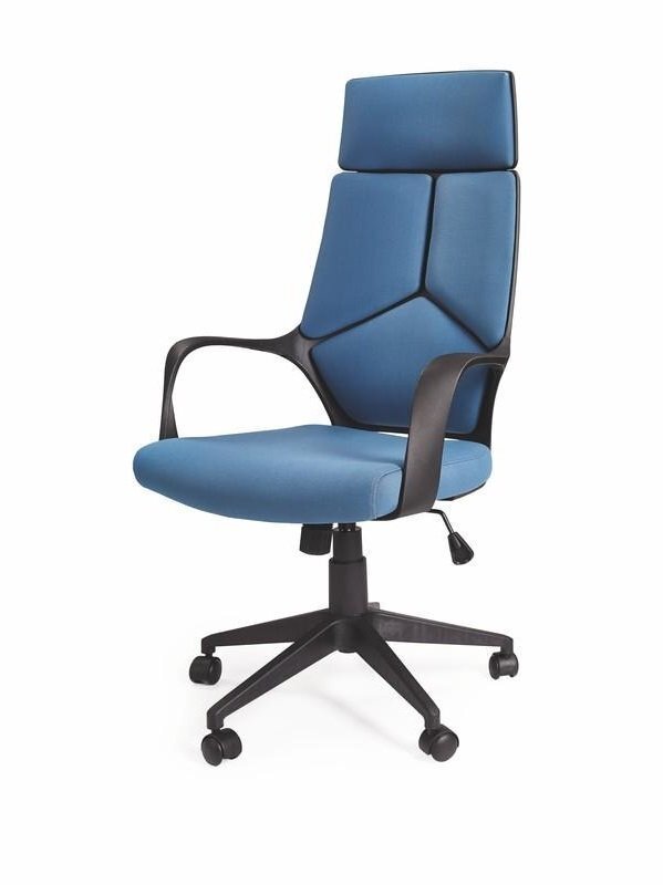 Biroja krēsls VOYAGER melns/zils cena un informācija | Biroja krēsli | 220.lv