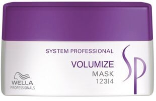 Wella Professionals SP Volumize маска для волос 200 мл цена и информация | Средства для укрепления волос | 220.lv