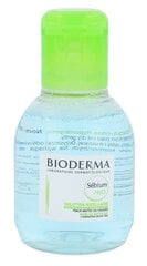 Meikapu noņemošs micelārais ūdens Sebium Bioderma: Tilpums - 100 ml цена и информация | Средства для очищения лица | 220.lv