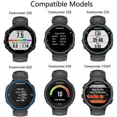 Garmin Forerunner 220/230/235/620/630/735XT aproce silikona Atbilde cena un informācija | Pulksteņi | 220.lv