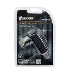 VAKOSS USB Charger micro USB, 2,1A, AC 100~240V TP-1881UK black цена и информация | Зарядные устройства для телефонов | 220.lv