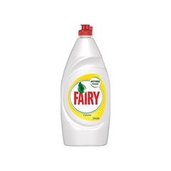 Trauku mazgāšanas līdzeklis Fairy Lemon, 0,9 l cena un informācija | Trauku mazgāšanas līdzekļi | 220.lv