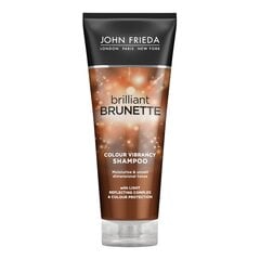 Moisturizing shampoo for colored hair Brilliant Brunette Color Protecting ( Moisturising Shampoo) 250 ml cena un informācija | John Frieda Smaržas, kosmētika | 220.lv