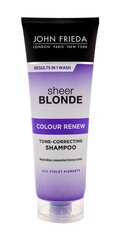 Шампунь тон холодный блондин John Frieda Sheer Blonde Colour Renew, 250 мл цена и информация | Шампуни | 220.lv