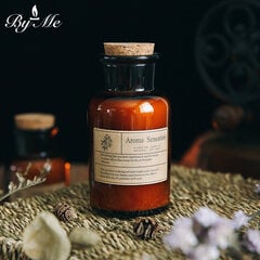 Dabīgas aromātiskās sveces mājai, aromātiskās sveces, unisex, stikla sveces, atpūtieties Krēmveida vaniļa цена и информация | Подсвечники, свечи | 220.lv