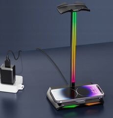 Austiņu statīvs ar RGB gaismām cena un informācija | Gaming aksesuāri | 220.lv