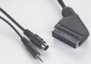 Gembird SCART plug to S-Video+audio cable 5m cena un informācija | Kabeļi un vadi | 220.lv