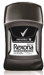 Rexona Deodorant Invisible Men Motionsense melns 50 ml cena un informācija | Dezodoranti | 220.lv