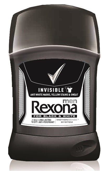 Rexona Deodorant Invisible Men Motionsense melns 50 ml цена и информация | Dezodoranti | 220.lv