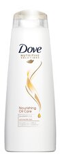 Barojošs matu šampūns Dove Nourishing Oil 250 ml cena un informācija | Šampūni | 220.lv