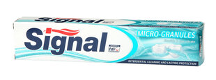 Zobu emalijas uzlabošanas līdzeklis Signal Toothpaste Micro-Granules 75 ml cena un informācija | Zobu pastas, birstes | 220.lv