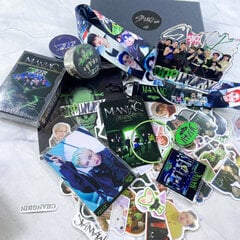 Stray Kids Jauns albums Maxident Present Box Set Kpop Preces Photocards Lanyard Nyckelring Presenter līdz Skz Fans C цена и информация | Упаковочные материалы для подарков | 220.lv