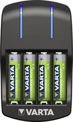 Зарядное устройство Varta с батареями 2100 mAh, 4 шт цена и информация | Зарядные устройства для элементов питания | 220.lv