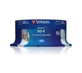 Диски Verbatim BD-R 6x 25GB цена и информация | Виниловые пластинки, CD, DVD | 220.lv