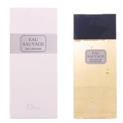 Dušas želeja Eau Sauvage, 200 ml цена и информация | Парфюмированная мужская косметика | 220.lv