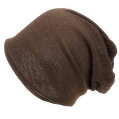 (One Size Coffee) Pavasara sievietēm Vīriešu unisex trikotāžas ziemas cepures ikdienišķas pupiņas vienkrāsainas Hip-hop Snap Slouch Skullies pārsegu cepure Gorro cena un informācija | Sieviešu cepures | 220.lv