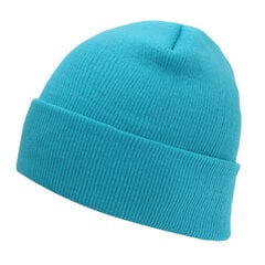 (One Sizesky blue)Cieta adīta cepure Ziemas cepures vīriešiem Skullies Beanies Vīriešu sieviešu cepure Rudens beanie cepure Gorro silta galvaskausa pārsegs vīriešu ziemas cepure cena un informācija | Sieviešu cepures | 220.lv