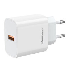 Jellico AK-165 USB 22.5W QC 3.0 Universāls Viedierīču Adaptīvs Ātrs Lādētājs 1x USB (5-12V) Balts cena un informācija | Lādētāji un adapteri | 220.lv