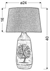 Darbavirsmas lampa 5541-39187 цена и информация | Настольные лампы | 220.lv