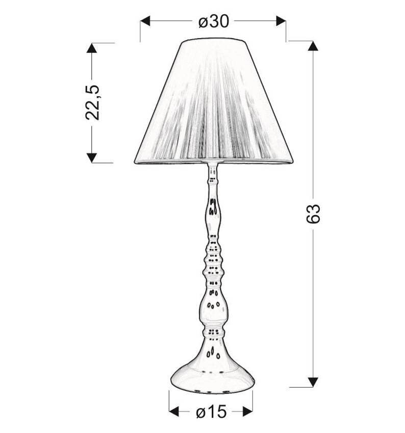 Candellux darbavirsmas lampa 5541-21321 цена и информация | Galda lampas | 220.lv