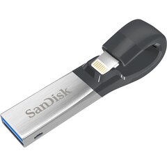 SanDisk USB iXpand 128GB for iPhone цена и информация | USB накопители | 220.lv