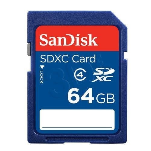 Sandisk 64GB SDXC memory card Class 4 cena un informācija | Atmiņas kartes fotokamerām | 220.lv